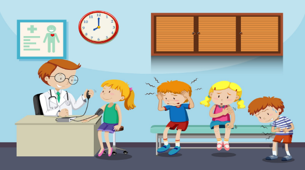 Crianças sentem dor enquanto esperam antendimento protocolo clariped pediatrico